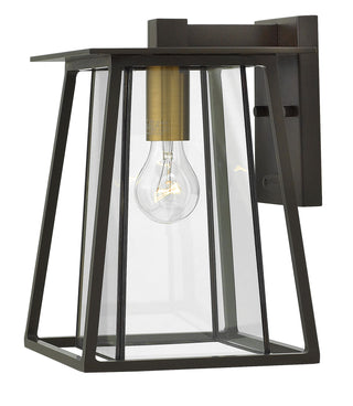 Buy buckeye-bronze-with-clear-bound-glass-and-clear-shade Walker Outdoor (Wet) Wall Lantern by Hinkley