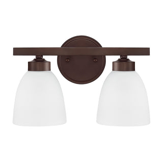 Buy bronze-with-soft-white-glass Jameson Vanity by Capital Lighting