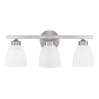 Buy brushed-nickel-with-soft-white-glass Jameson Vanity by Capital Lighting