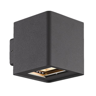 Buy graphite-grey Crest Outdoor (Wet) Wall Lantern by Eurofase