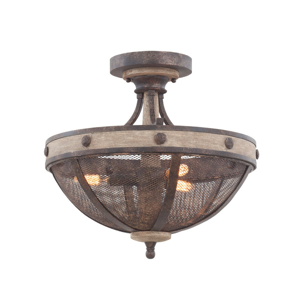 Coronado Semi-Flush Mount Ceiling Light by Kalco