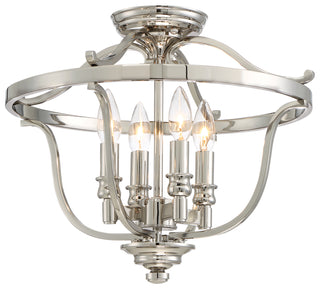Audrey's Point Outdoor (Damp) Semi-Flush Mount Ceiling Light by Minka-Lavery