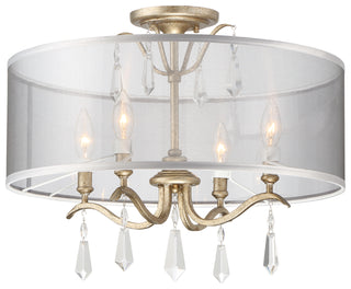 Laurel Estate Outdoor (Damp) Semi-Flush Mount Ceiling Light by Minka-Lavery