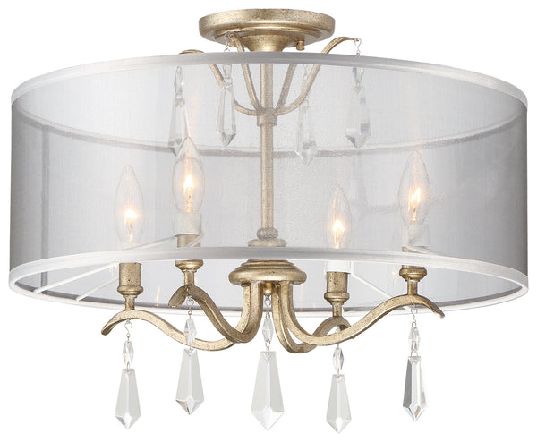 Laurel Estate Outdoor (Damp) Semi-Flush Mount Ceiling Light by Minka-Lavery