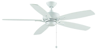 Buy matte-white-finish-with-matte-white-blades Aire Deluxe Ceiling Fan by Fanimation