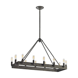ELK Home - 31822/14 - 14 Light Linear Chandelier - Lewisburg - Malted Rust from Lighting & Bulbs Unlimited in Charlotte, NC