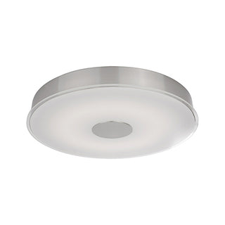 Buy brushed-nickel-with-frosted-glass-glass Parker Flush Mount Ceiling Light by Kuzco Lighting