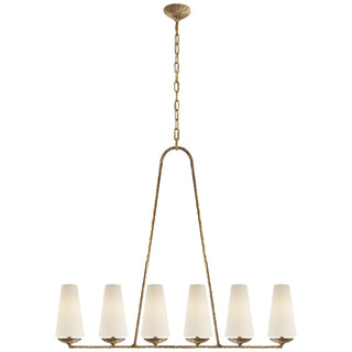 Buy gilded-plaster Fontaine Chandelier by Visual Comfort Signature