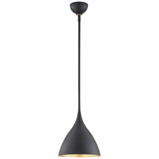 Buy matte-black Agnes Pendant by Visual Comfort Signature