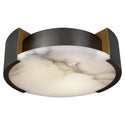 Melange Outdoor (Damp) Flush Mount Ceiling Light by Visual Comfort Signature