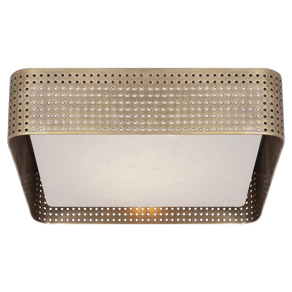 Precision Outdoor (Damp) Flush Mount Ceiling Light by Visual Comfort Signature