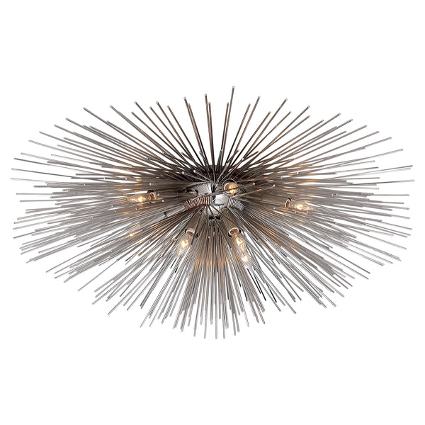 Strada Outdoor (Damp) Flush Mount Ceiling Light by Visual Comfort Signature