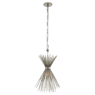 Buy polished-nickel-and-metal-shade Strada Chandelier by Visual Comfort Signature