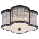 Basil Outdoor (Damp) Flush Mount Ceiling Light by Visual Comfort Signature