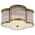 Basil Outdoor (Damp) Flush Mount Ceiling Light by Visual Comfort Signature