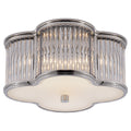 Basil Outdoor (Damp) Flush Mount Ceiling Light by Visual Comfort Signature