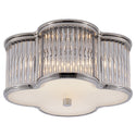 Basil Outdoor (Damp) Flush Mount Ceiling Light by Visual Comfort Signature