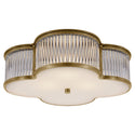 Basil Outdoor (Damp) Flush Mount Ceiling Light by Visual Comfort Signature