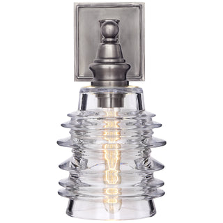 Buy antique-nickel Covington Outdoor (Damp) Sconce by Visual Comfort Signature