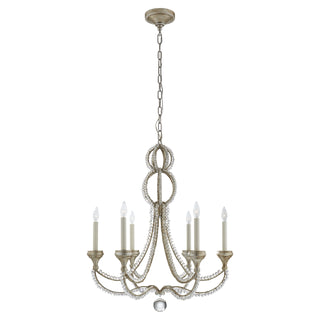 Buy venetian-silver Milan Chandelier by Visual Comfort Signature