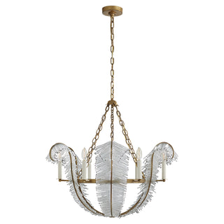 Buy gilded-iron Calais Chandelier by Visual Comfort Signature