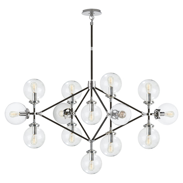 Bistro Outdoor (Damp) Chandelier by Visual Comfort Signature