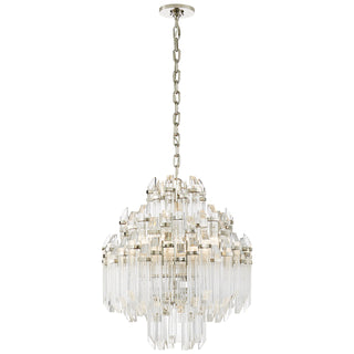 Buy polished-nickel-with-clear-acrylic Adele Chandelier by Visual Comfort Signature