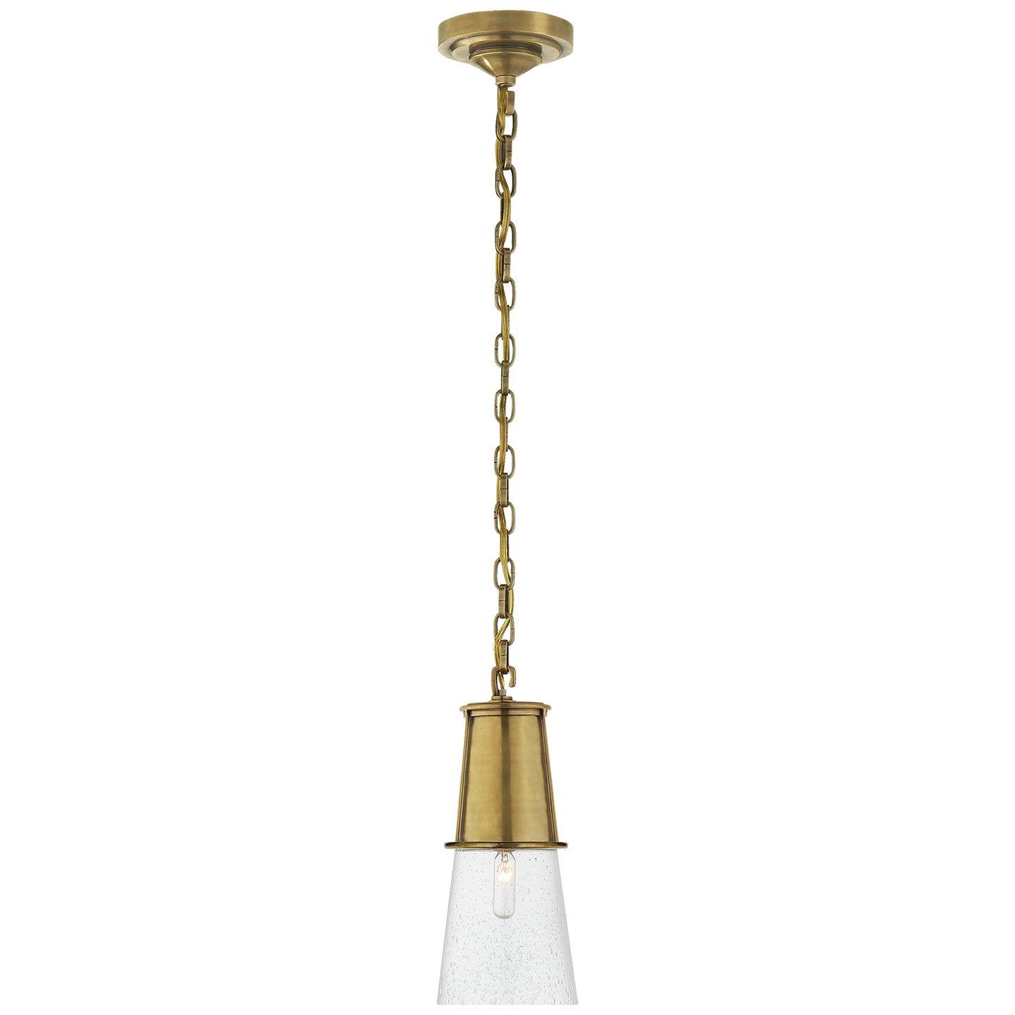 Visual Comfort Signature - TOB 5751HAB-SG - One Light Pendant - Robinson - Hand-Rubbed Antique Brass from Lighting & Bulbs Unlimited in Charlotte, NC
