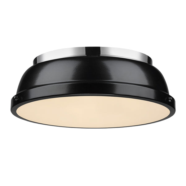 Duncan Outdoor (Damp) Flush Mount Ceiling Light by Golden