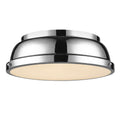 Duncan Outdoor (Damp) Flush Mount Ceiling Light by Golden