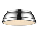 Duncan Outdoor (Damp) Flush Mount Ceiling Light by Golden