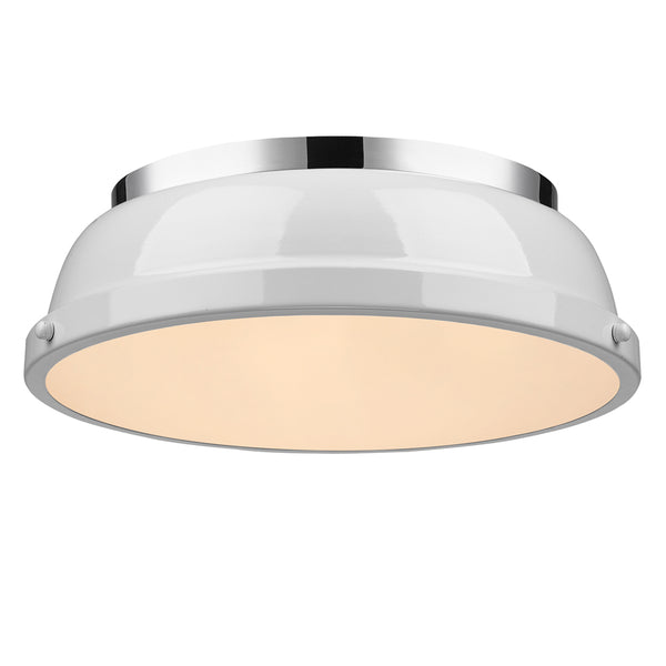 Duncan Outdoor (Damp) Flush Mount Ceiling Light by Golden