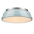 Duncan Outdoor (Damp) Flush Mount Ceiling Light by Golden