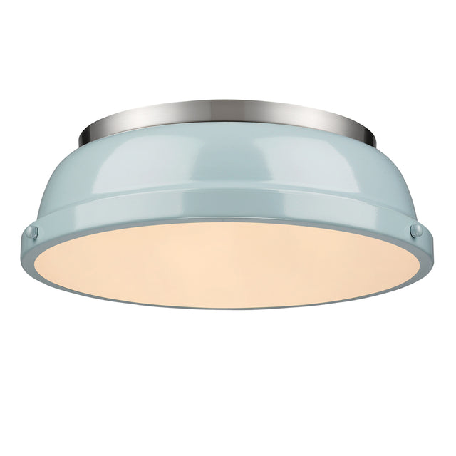 Duncan Outdoor (Damp) Flush Mount Ceiling Light by Golden