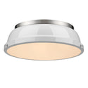 Duncan Outdoor (Damp) Flush Mount Ceiling Light by Golden