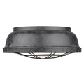 Bartlett Outdoor (Damp) Flush Mount Ceiling Light by Golden