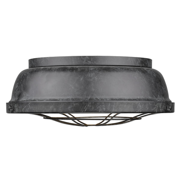 Bartlett Outdoor (Damp) Flush Mount Ceiling Light by Golden