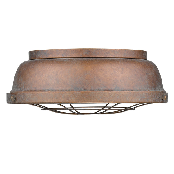 Bartlett Outdoor (Damp) Flush Mount Ceiling Light by Golden