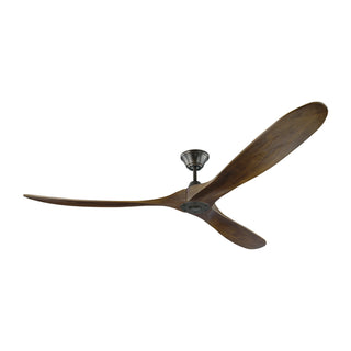 Buy matte-black-and-dark-walnut-3mavr70bk 3-Blade Maverick Ceiling Fan by Visual Comfort Fan