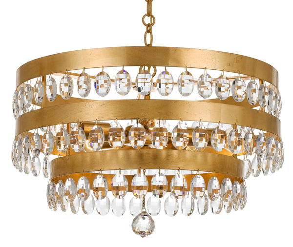 Perla Outdoor (Damp) Chandelier by Crystorama