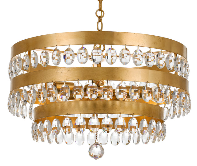 Perla Outdoor (Damp) Chandelier by Crystorama