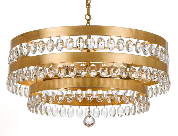 Perla Outdoor (Damp) Chandelier by Crystorama