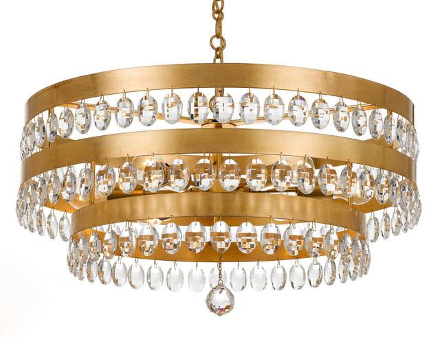 Perla Outdoor (Damp) Chandelier by Crystorama