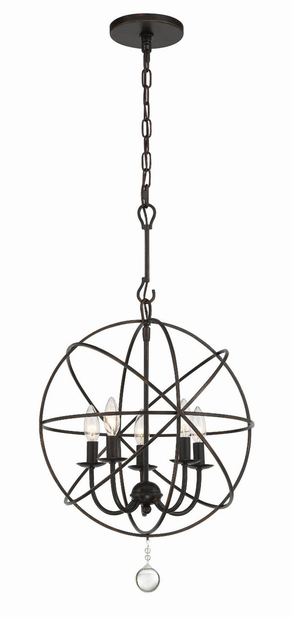 Solaris Outdoor (Damp) Chandelier by Crystorama