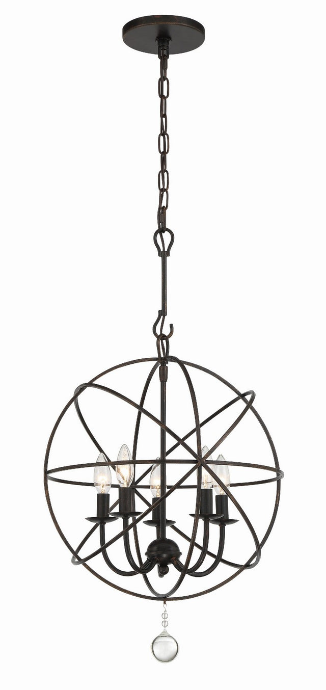 Solaris Outdoor (Damp) Chandelier by Crystorama