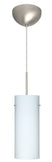 Satin Nickel with Opal Matte 10``x 4``x 4`` Glass and Opal Shade