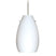 Satin Nickel with Opal Matte 9.5``x 6``x 6`` Glass and Opal Shade