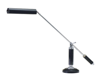 Buy black-chrome-with-metal-glass Piano/Desk Desk Lamp by House of Troy