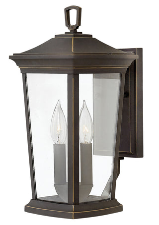 Buy oil-rubbed-bronze-with-clear-glass-and-clear-shade Bromley Outdoor (Wet) Wall Lantern by Hinkley