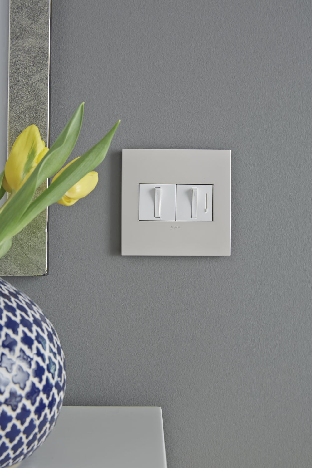 adorne Whisper Switch with Microban by Legrand